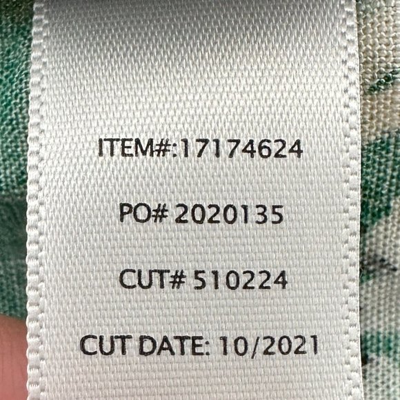 Torrid Fit And Flare Rayon Slub Lace-Up Back Tank Women +2 Green Floral - Picture 9 of 10